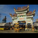 Der farbenprächtige chinesische Tempel Wat O Noi